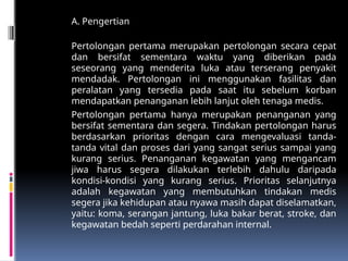 The Basic Safety Training FA (First Aid) | PPTX