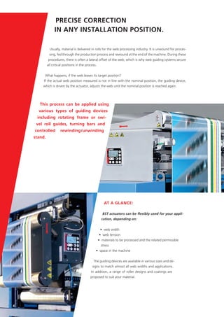 Maximum precision for your web guiding | PDF