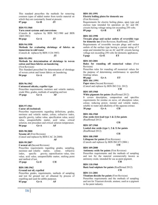 Bsti Function BSTI Standards Cat | PDF