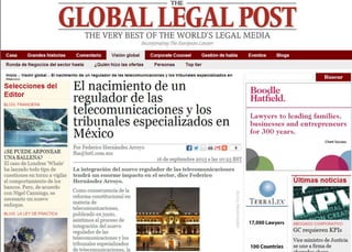El nacimiento de un regulador de las telecomunicaciones y los tribunales especializados en México 