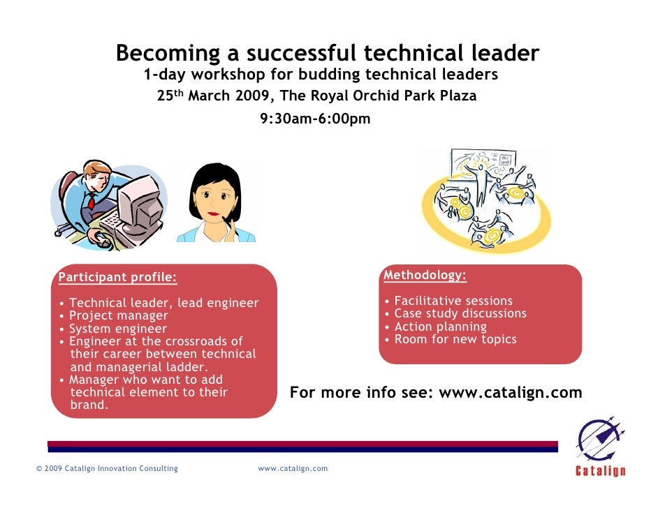 Becoming A Successful Technical Leader Becoming A Successful Technical Leader