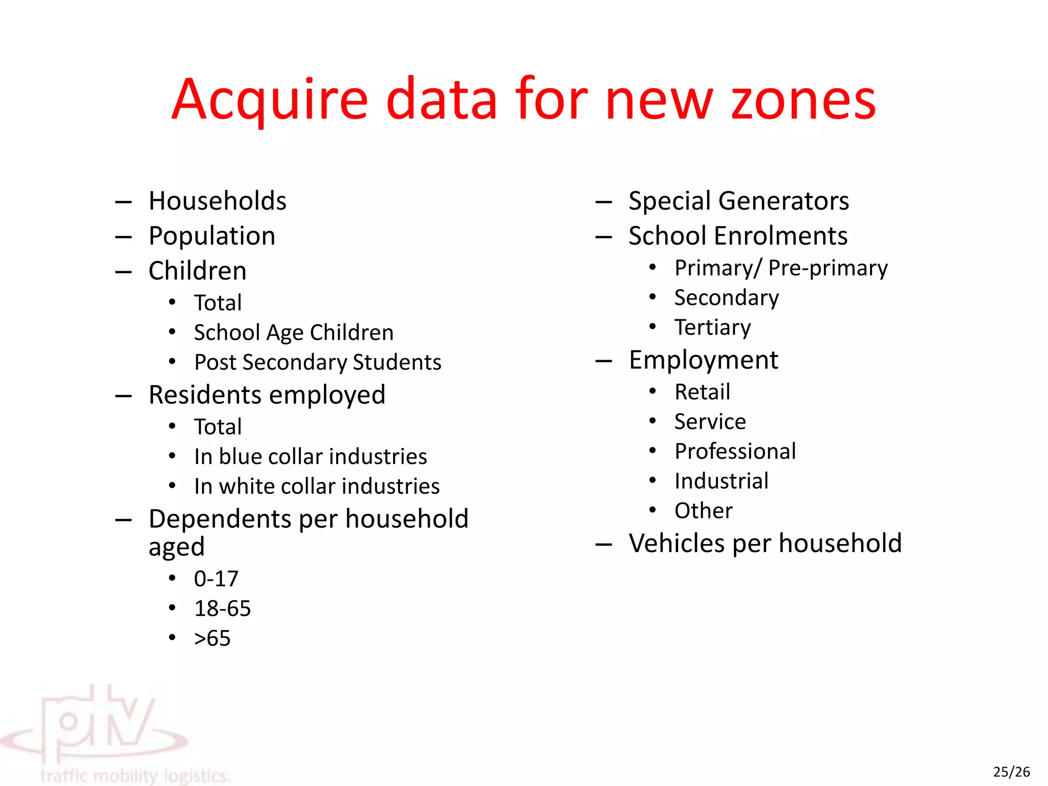 How to use?Code new networkZones, connectors, links, lines, stopsRecalculate fare matrixRecalculate link costsSplit base matricesTime period factor matrices Truck seed matrixRelatively simple operationMostly, values will be repeatedCan be automatedEI.IE proportion matrix