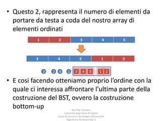 Albero binario di ricerca bilanciato implementato su array - balanced ...