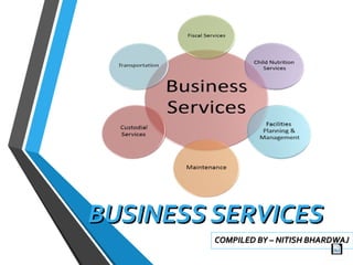 BUSINESS SERVICES
COMPILED BY – NITISH BHARDWAJ

 