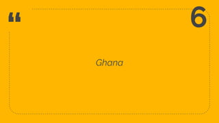 “
Ghana
16
6
 