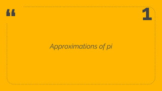 “
Approximations of pi
3
1
 
