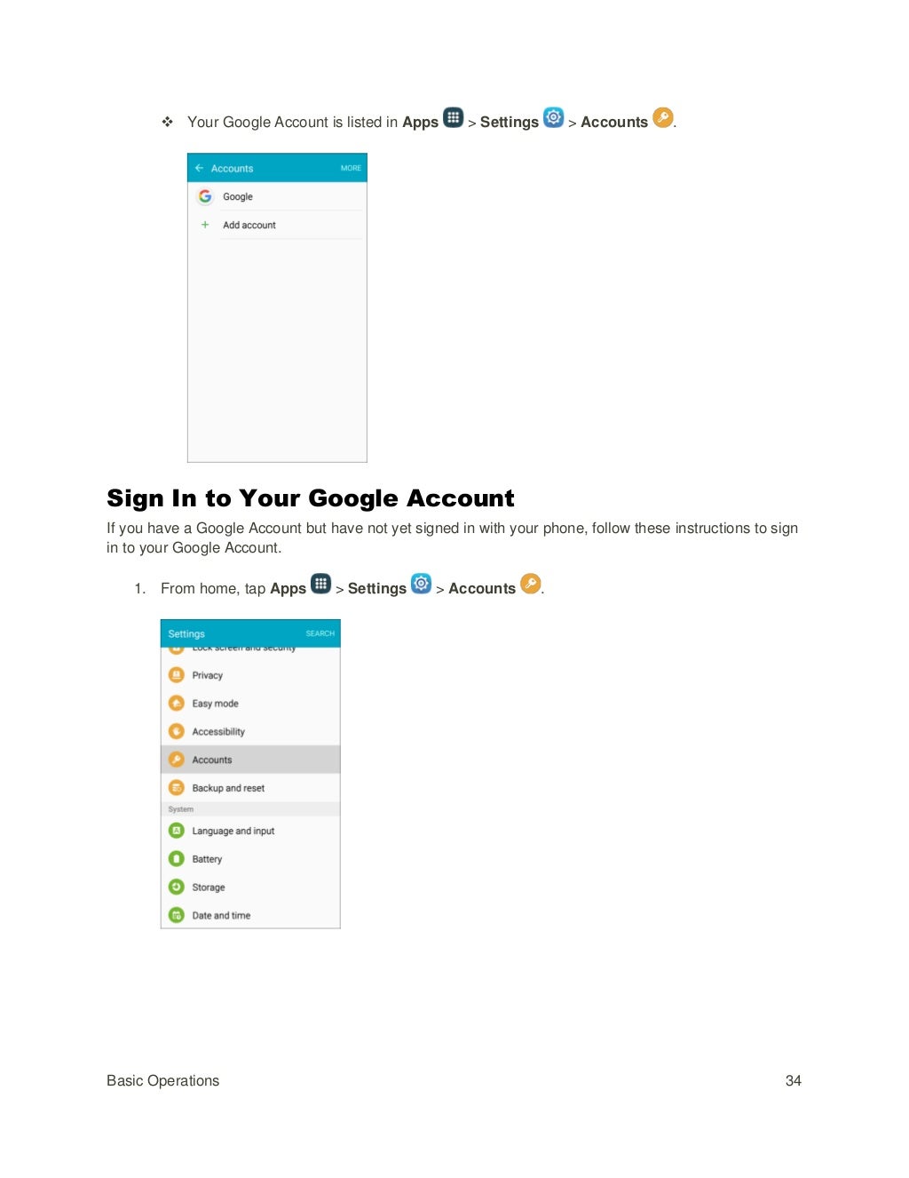 Samsung Galaxy J3 Manual / User Guide