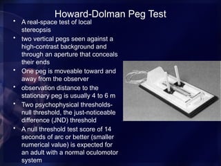 binocular single vision in humans in detail | PPTX