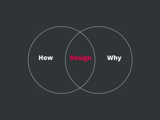 How   Design   Why
 