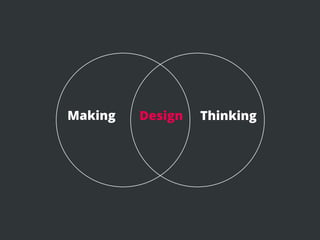 Making   Design   Thinking
 