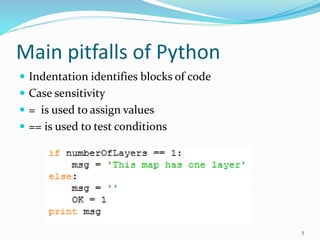 Python in geoinformatics | PPT