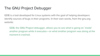 Reverse Engineering Using Gdb On Linux Ppt Reverse Engineering Using Gdb On Linux Ppt