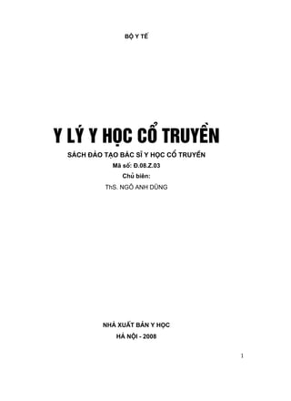 Y LÝ Y HỌC CỔ TRUYỀN | PDF