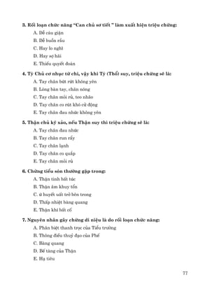 Y LÝ Y HỌC CỔ TRUYỀN | PDF