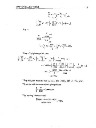 Bài tập hóa kĩ thuật tập 1