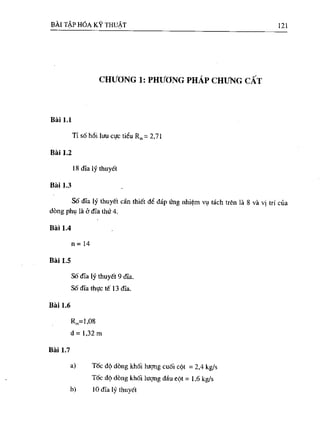 Bài tập hóa kĩ thuật tập 1