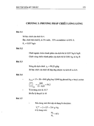 Bài tập hóa kĩ thuật tập 1