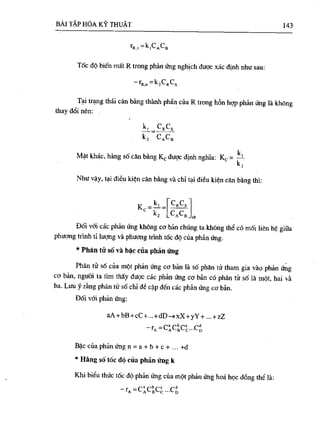 Bài tập hóa kĩ thuật tập 1