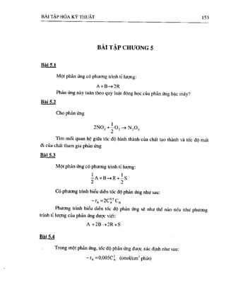 Bài tập hóa kĩ thuật tập 1