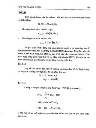 Bài tập hóa kĩ thuật tập 1