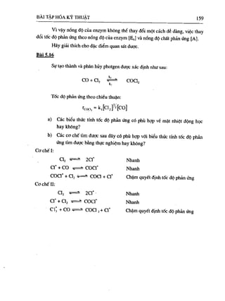 Bài tập hóa kĩ thuật tập 1