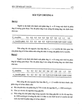 Bài tập hóa kĩ thuật tập 1