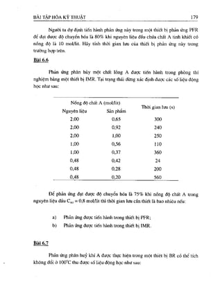 Bài tập hóa kĩ thuật tập 1