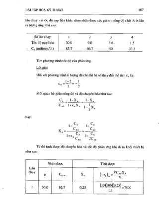Bài tập hóa kĩ thuật tập 1