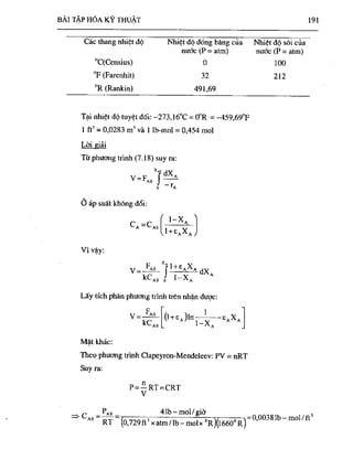 Bài tập hóa kĩ thuật tập 1