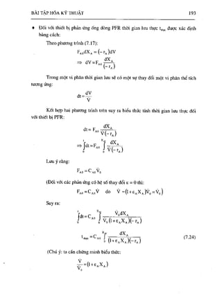 Bài tập hóa kĩ thuật tập 1