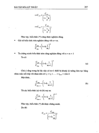 Bài tập hóa kĩ thuật tập 1