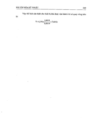 Bài tập hóa kĩ thuật tập 1