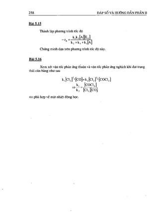 Bài tập hóa kĩ thuật tập 1