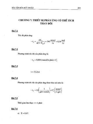 Bài tập hóa kĩ thuật tập 1