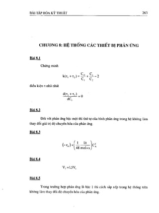 Bài tập hóa kĩ thuật tập 1