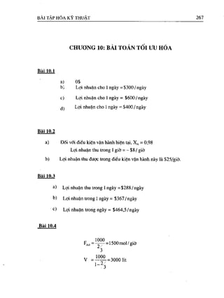 Bài tập hóa kĩ thuật tập 1