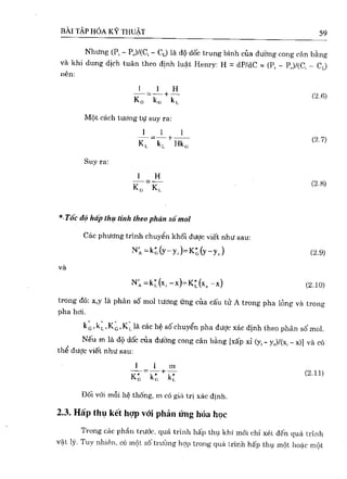 Bài tập hóa kĩ thuật tập 1