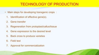 Bt. crops ppt | PPTX