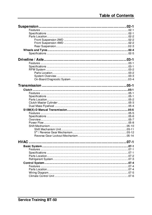 Bt 50 en repair manual