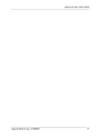 ®éng lùc häc c«ng tr×nh
NguyÔn §×nh Trung –CHXD08 27
 
