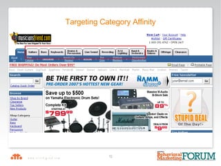 Targeting Category Affinity 