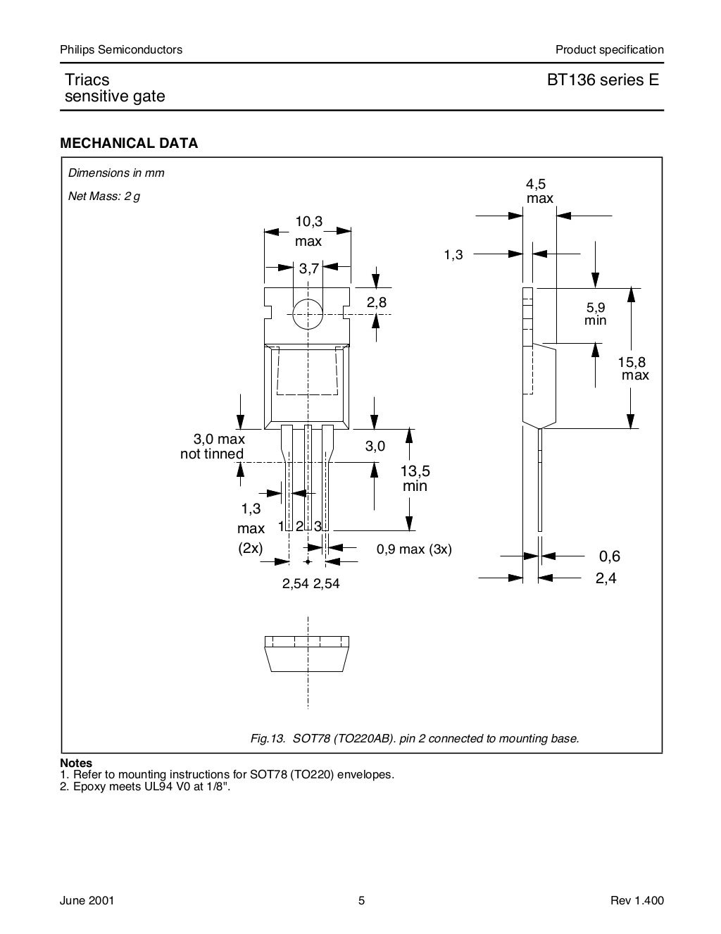 Bt136 datasheet