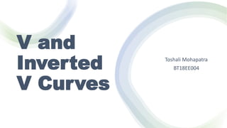 V and
Inverted
V Curves
Toshali Mohapatra
BT18EE004
 