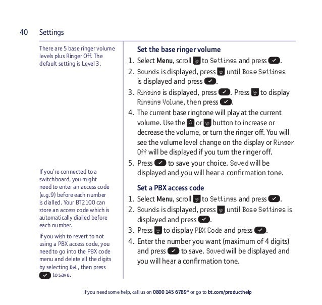 Bt 2100 Digital Cordless Telephone User Guide Bt 2100 Digital Cordless Telephone User Guide