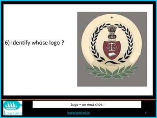 www.ignored.in 17
Logo – on next slide.
6) Identify whose logo ?
 
