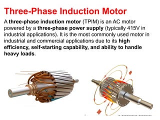 induction motor presentation - electrical machines | PPTX