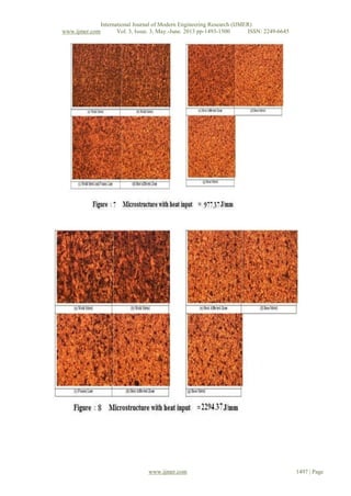 International Journal of Modern Engineering Research (IJMER)
www.ijmer.com Vol. 3, Issue. 3, May.-June. 2013 pp-1493-1500 ISSN: 2249-6645
www.ijmer.com 1497 | Page
 