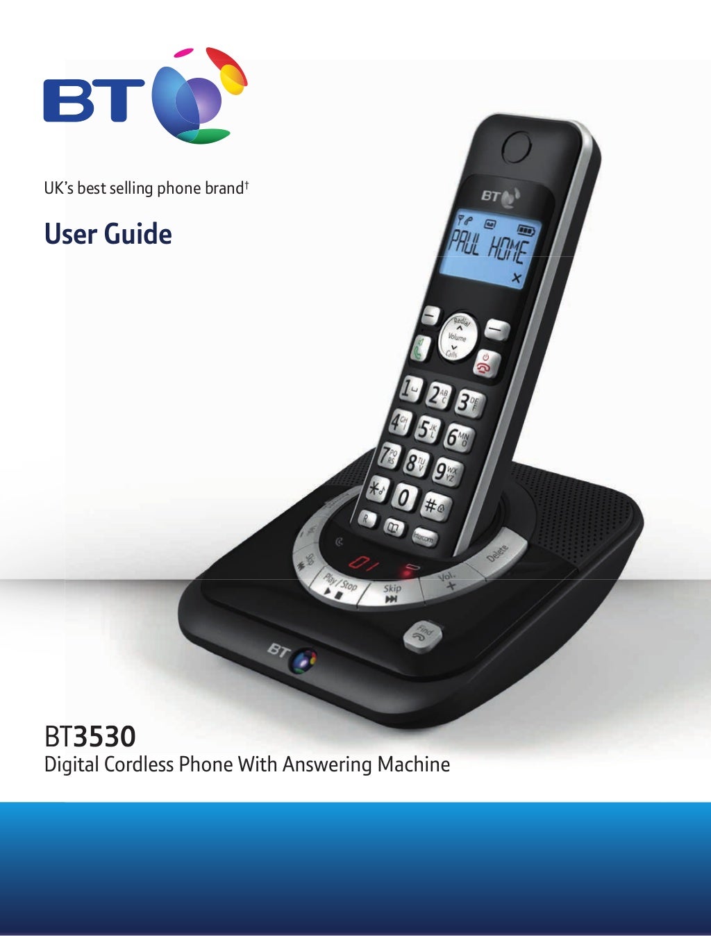 BT 3530 Digital Cordless Phone User Guide