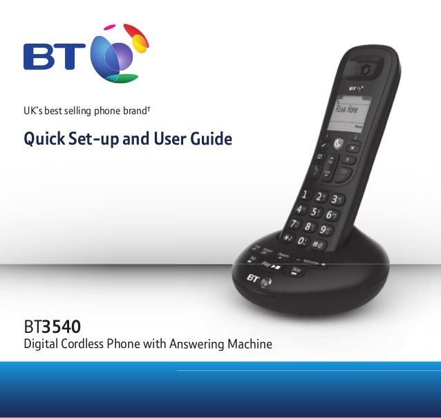 Bt 3540 Digital Cordless Phone