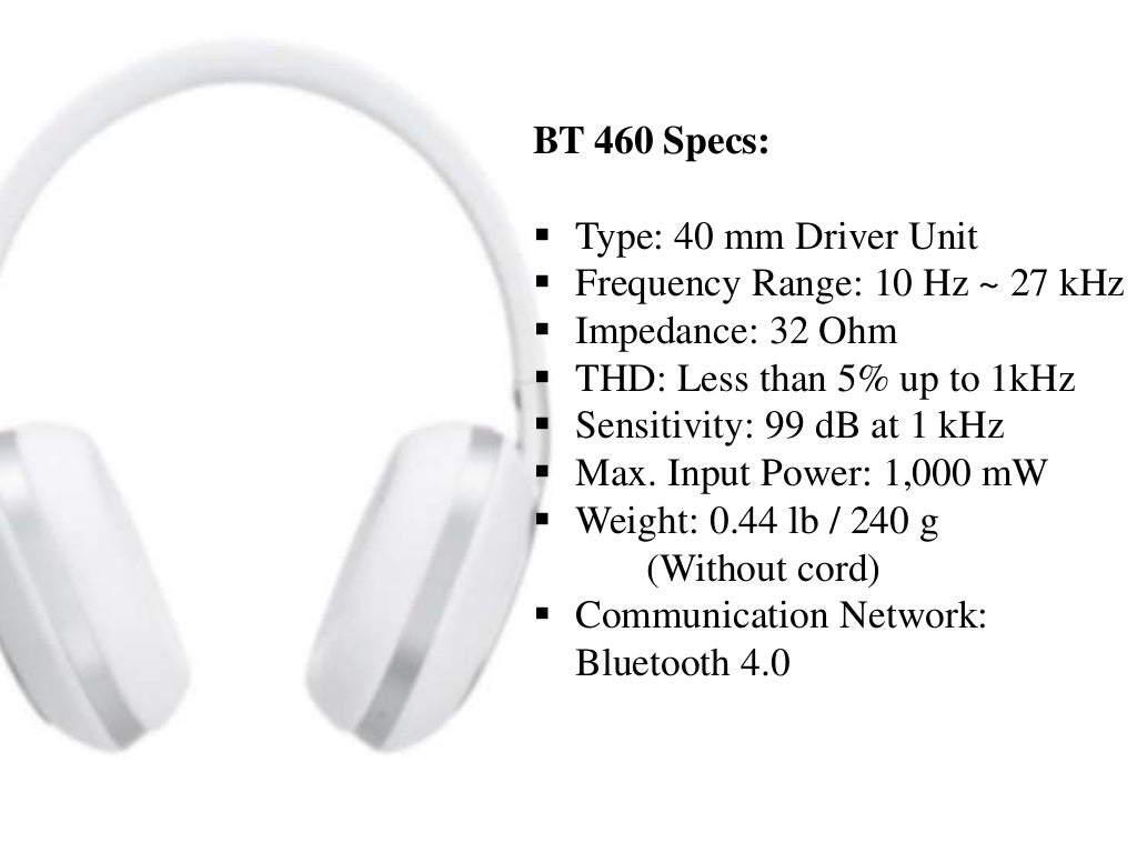 BT 460 Headphones | Phiaton